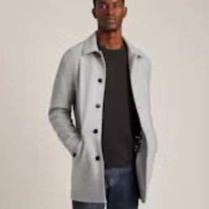 Bonobos - Italian Wool Car Coat Grey Houndstooth (Out of Stock)